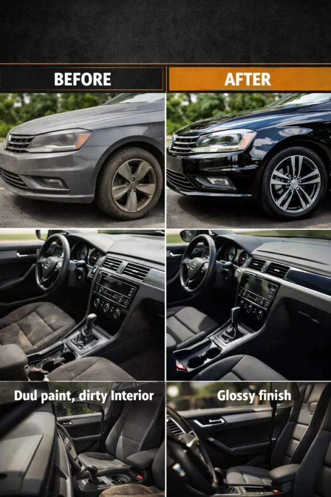 Before After Results Ox Car Care Cover