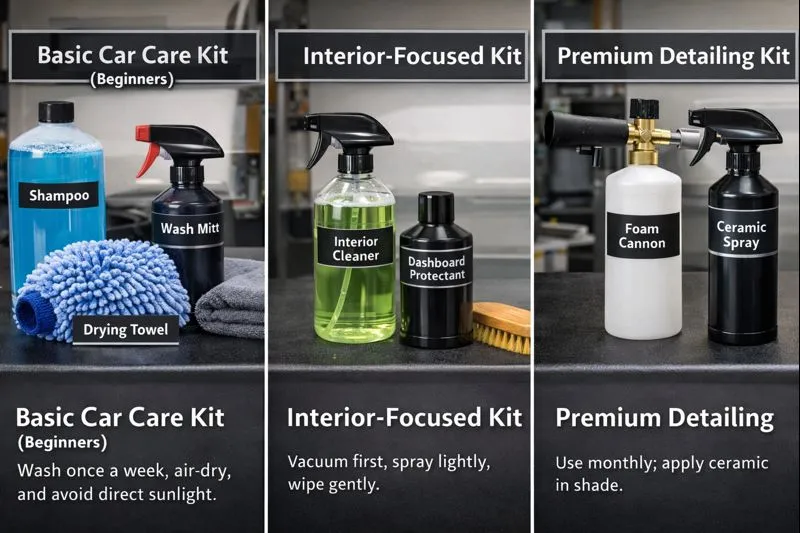 Different Types Of Car Care Kits For Beginners And Enthusiasts