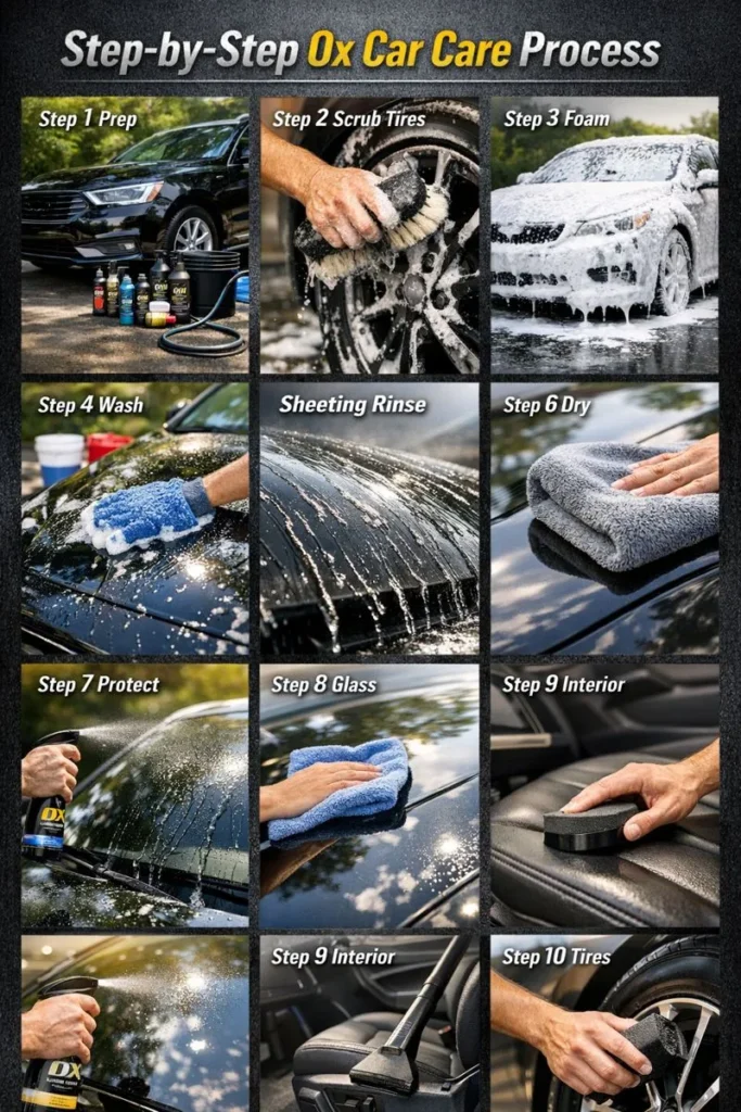 Step By Step Car Care Process M