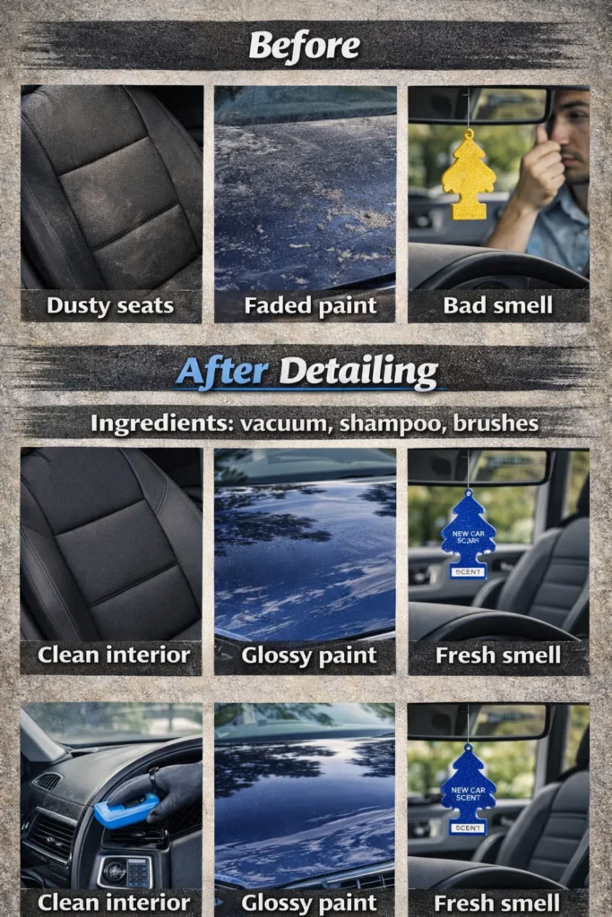 Car Wash Vs Detailing