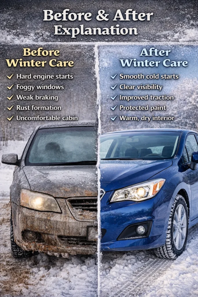 Before After Explanation