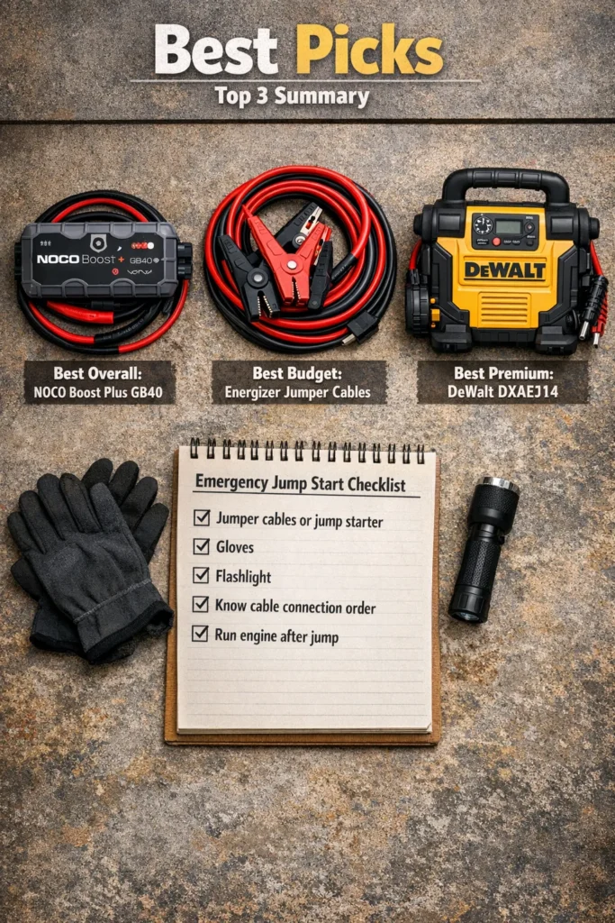 Best Picks How To Jump Start A Car Safely