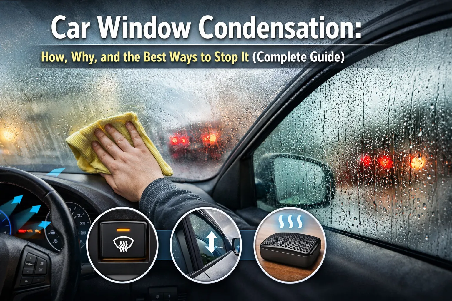 Car Window Condensation: How, Why, and the Best Ways to Stop It (Complete Guide)