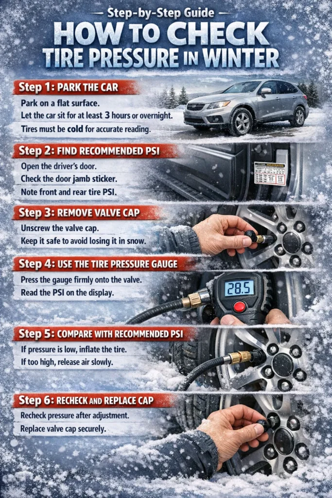 How To Check Tire Pressure In Winter