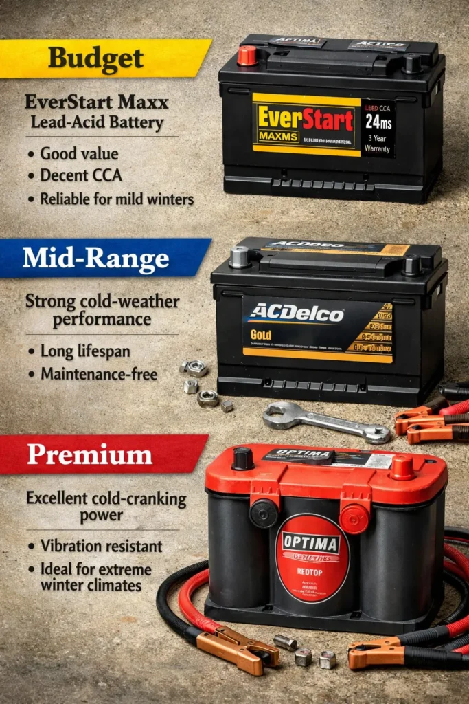 Product Recommendations For Best Car Battery For Winter