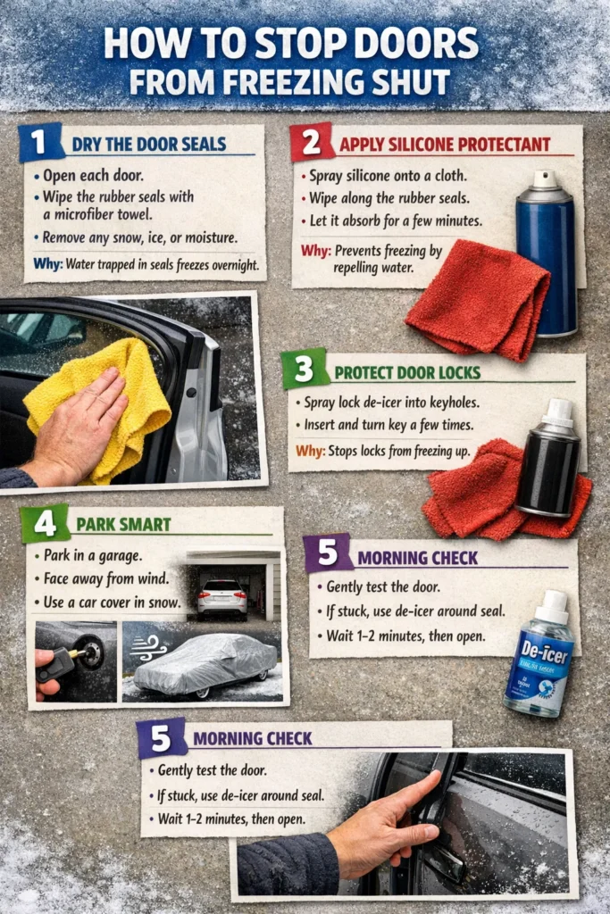 Step By Step Guide How To Stop Doors From Freezing Shut How To Stop Doors From Freezing Shut