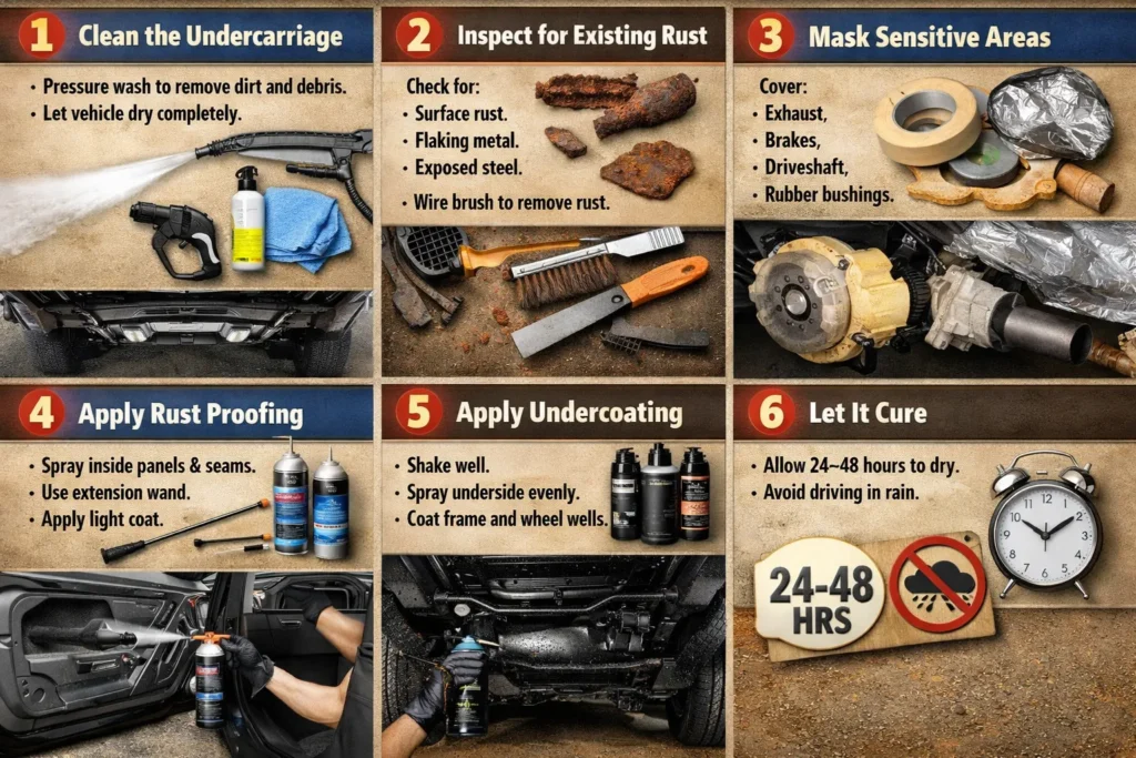 Step By Step Guide Rust Proofing Vs Undercoating