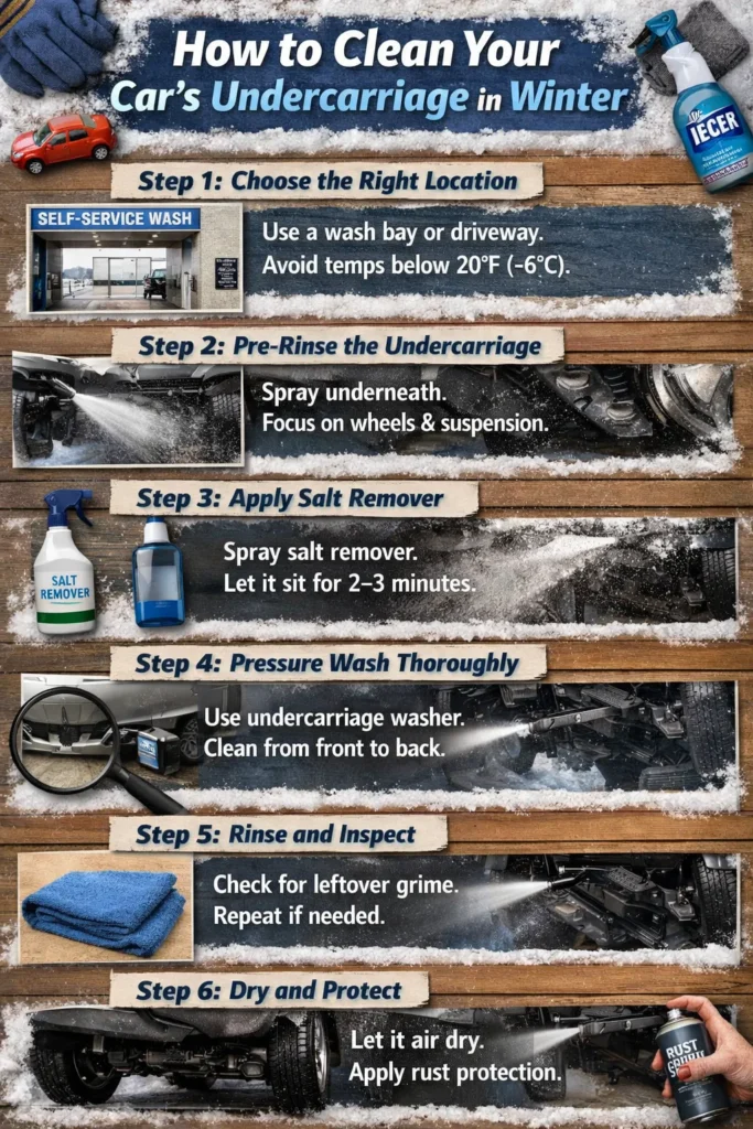 Step By Step Guide Underbody Car Wash In Winter