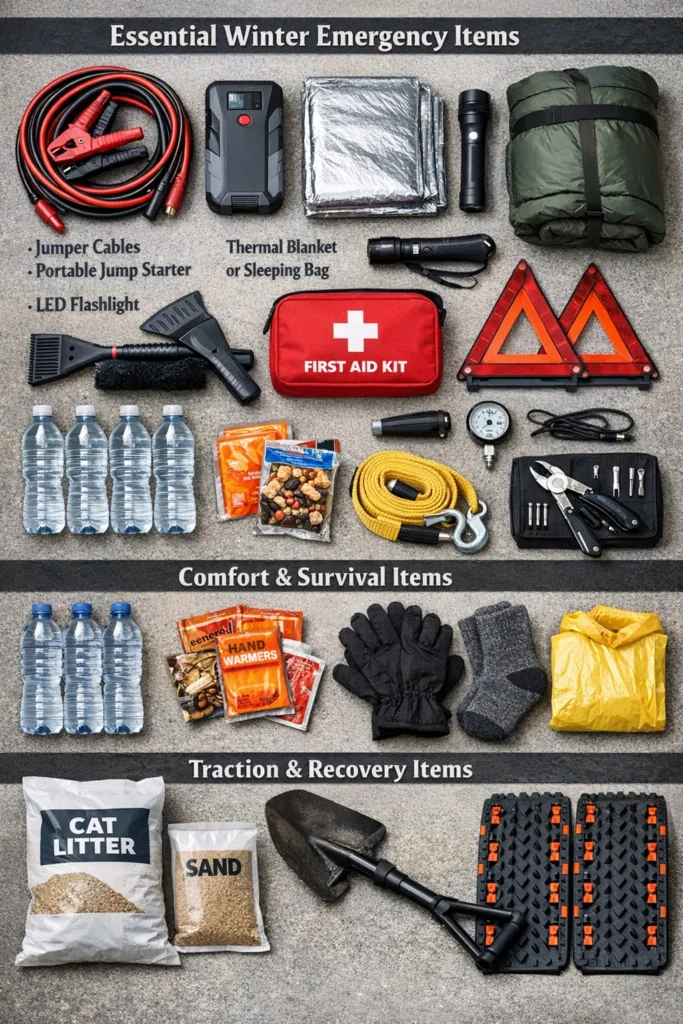 What Youll Need Car Emergency Kit For Winter