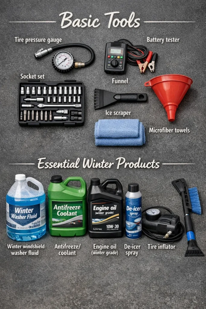 What Youll Need Cold Weather Car Maintenance Checklist