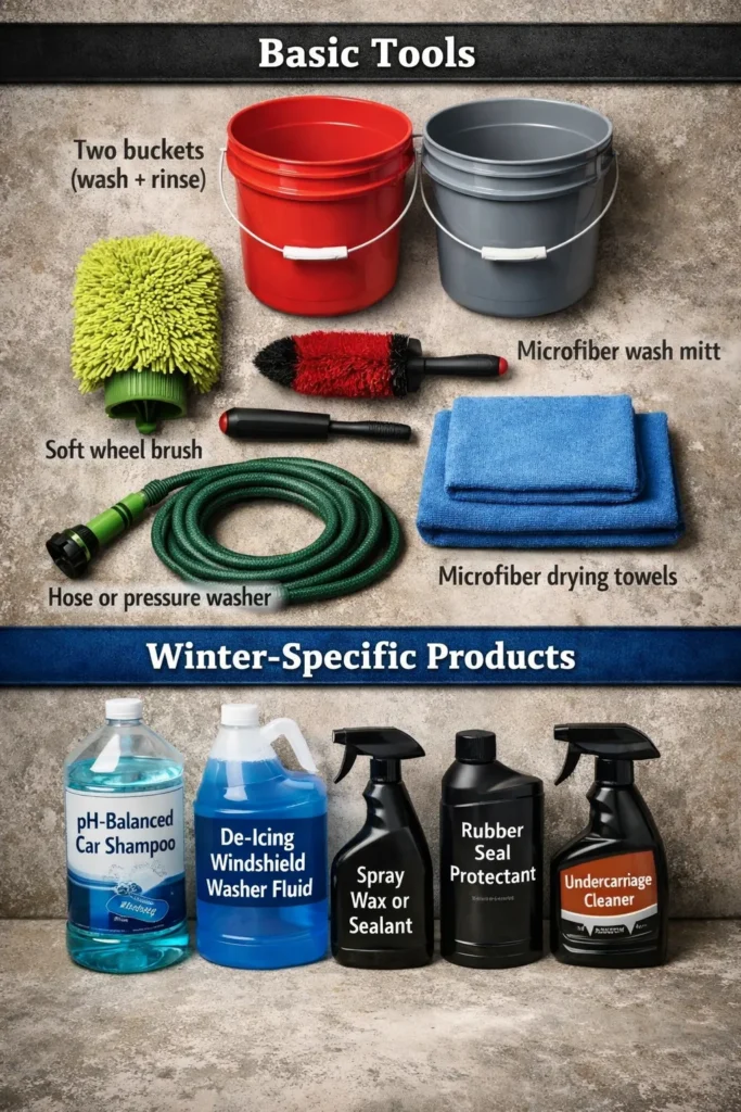 What Youll Need How To Wash Your Car In Winter