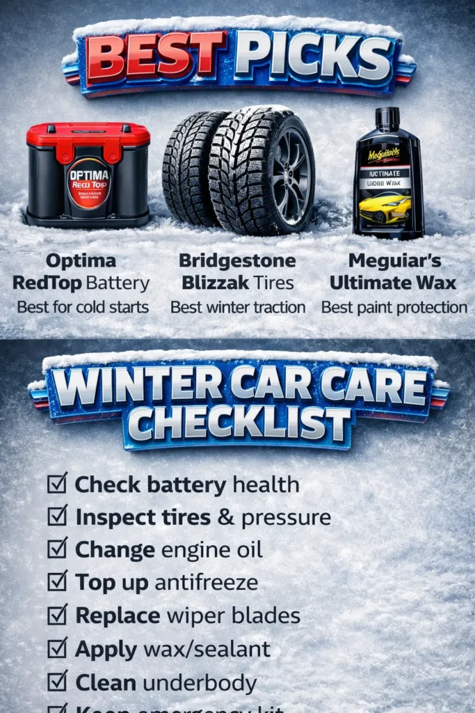Winter Car Care Checklist & Best Picks
