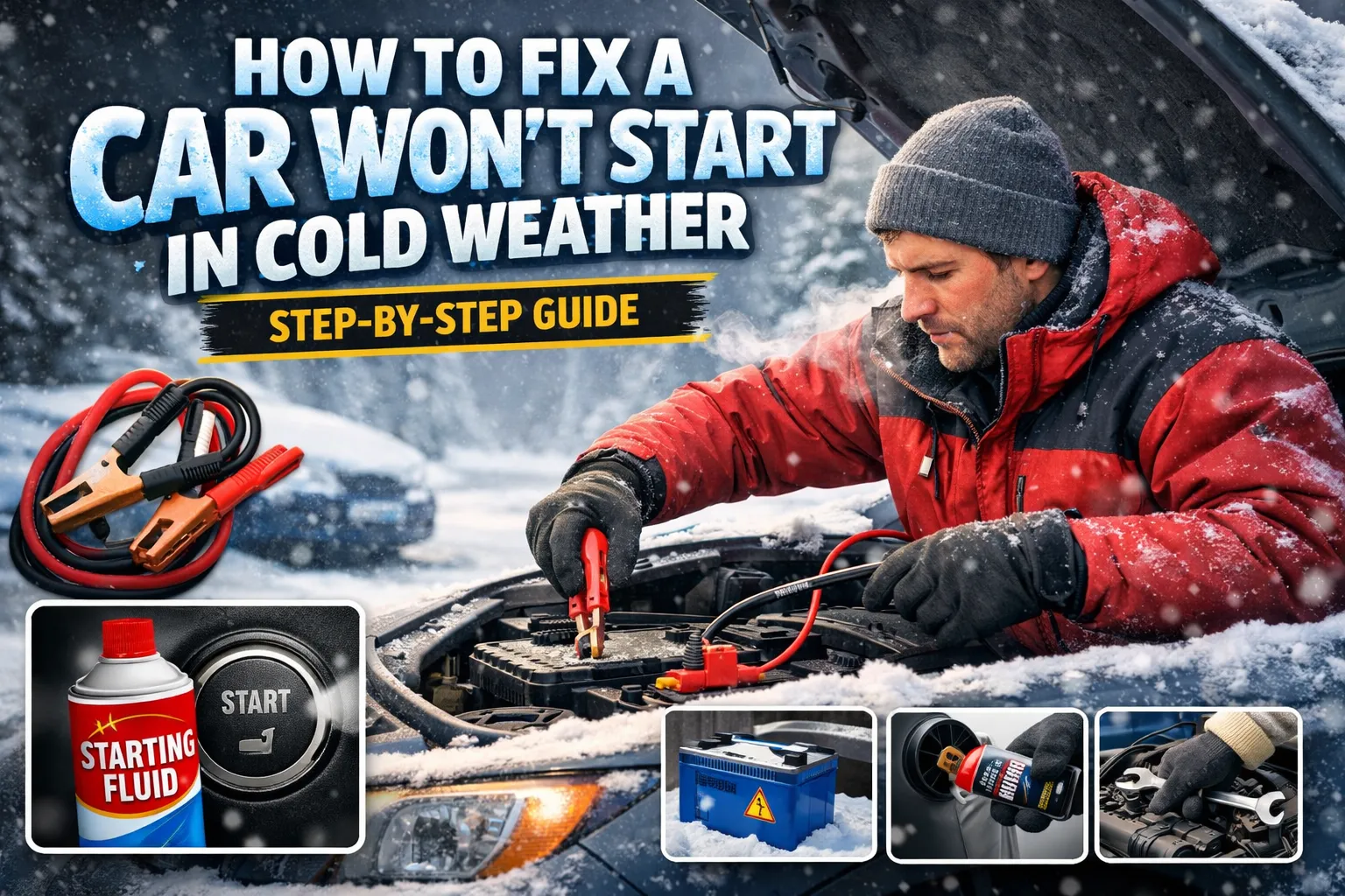 How to Fix a Car Won’t Start in Cold Weather (Step-by-Step Guide)