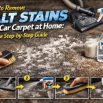 How to Remove Salt Stains from Car Carpet at Home: Complete Step-by-Step Guide
