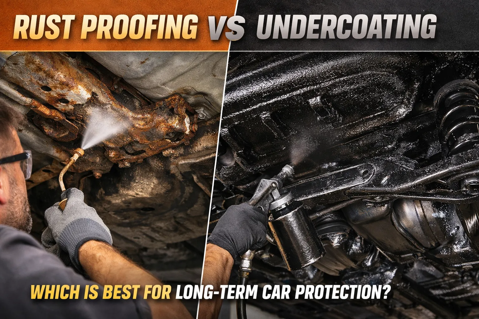 Rust Proofing vs Undercoating: Which One Is Best for Long-Term Car Protection?