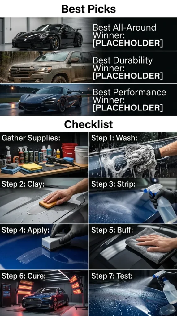 Best Picks Checklist Best Windshield Water Repellent