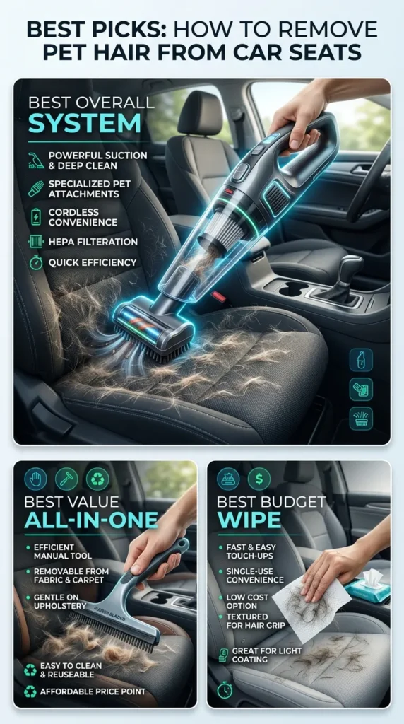 Best Picks How To Remove Pet Hair From Car Seats