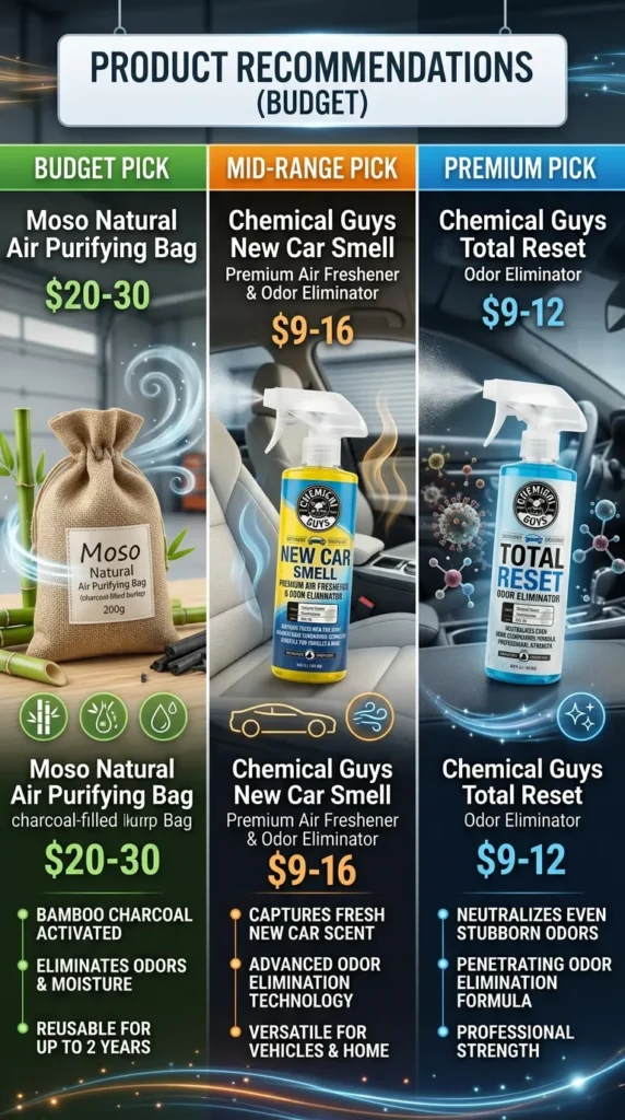 Product Recommendations Budget Car Odor Removal Tips