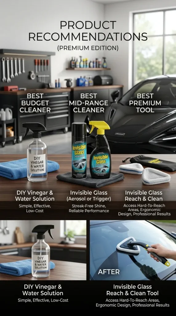 Product Recommendations Premium Streak Free Windshield Cleaning