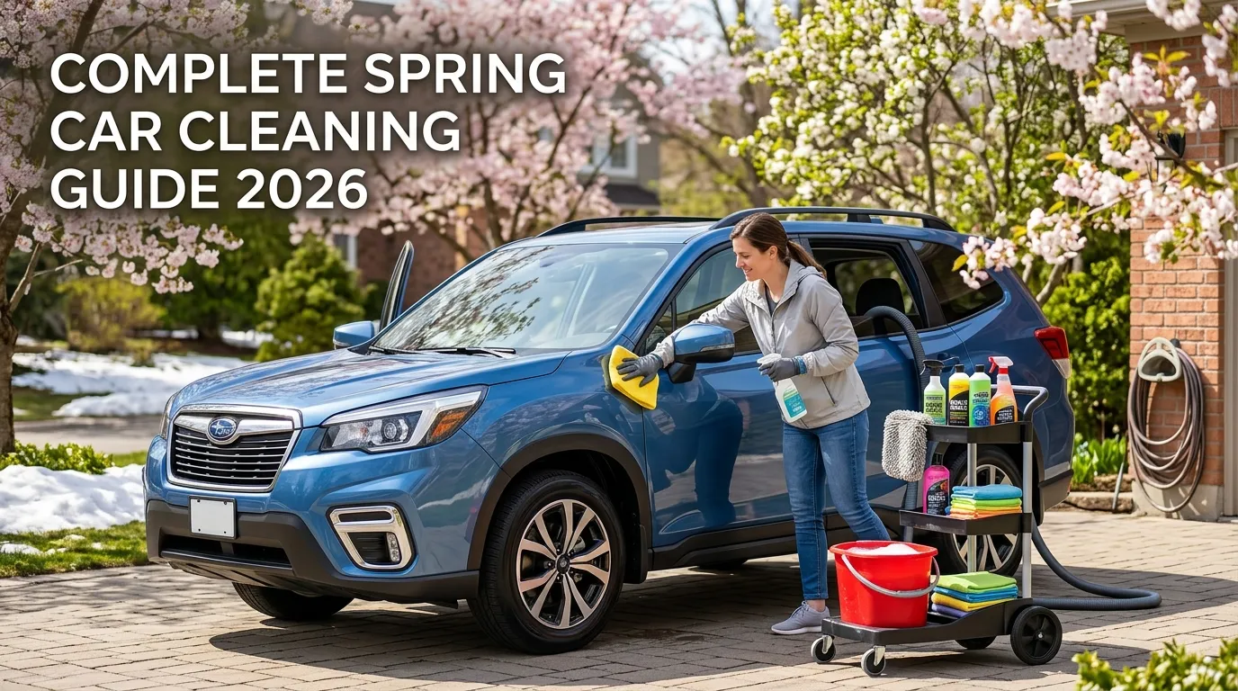 Complete Guide & Best Spring Car Cleaning Checklist 2026 : How to Deep Clean and Protect Your Vehicle After Winter