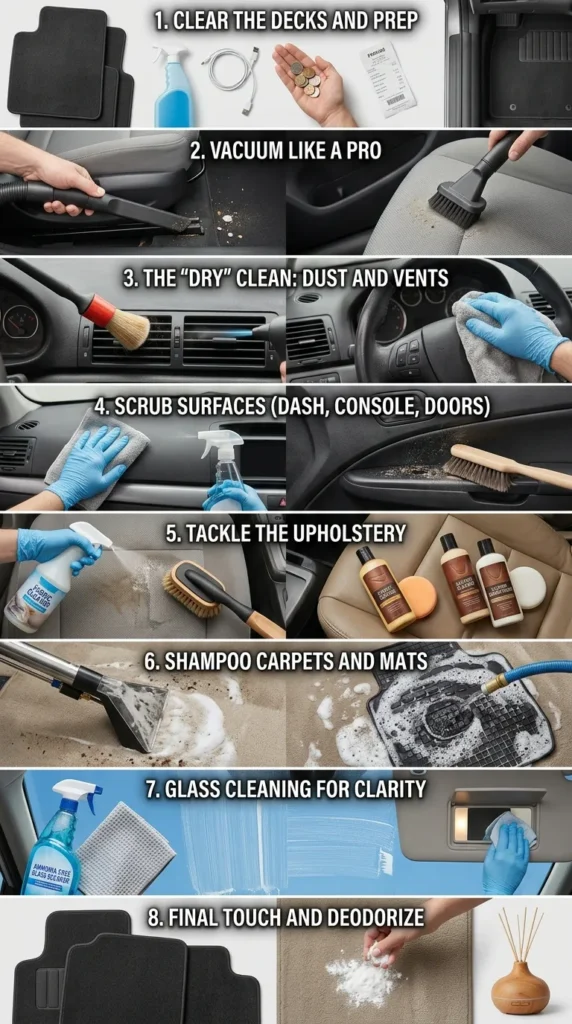 Step By Step Guide How To Deep Clean A Car Interior