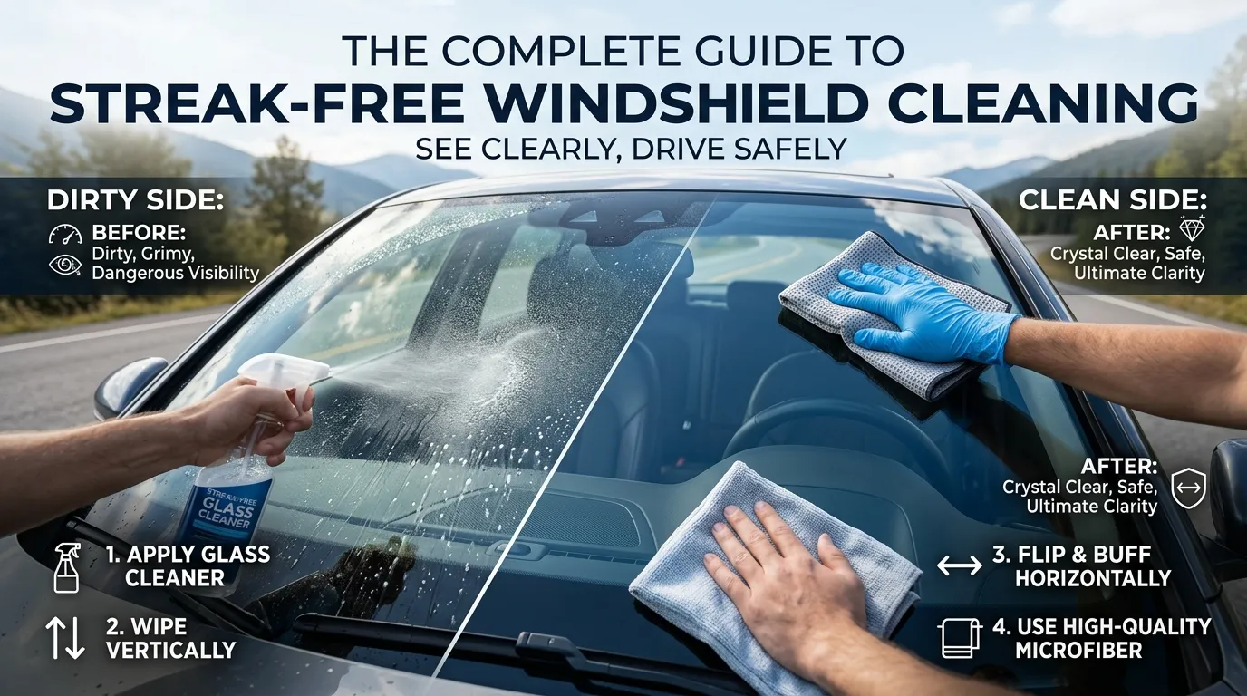 The Complete Guide to Streak-Free Windshield Cleaning: See Clearly, Drive Safely