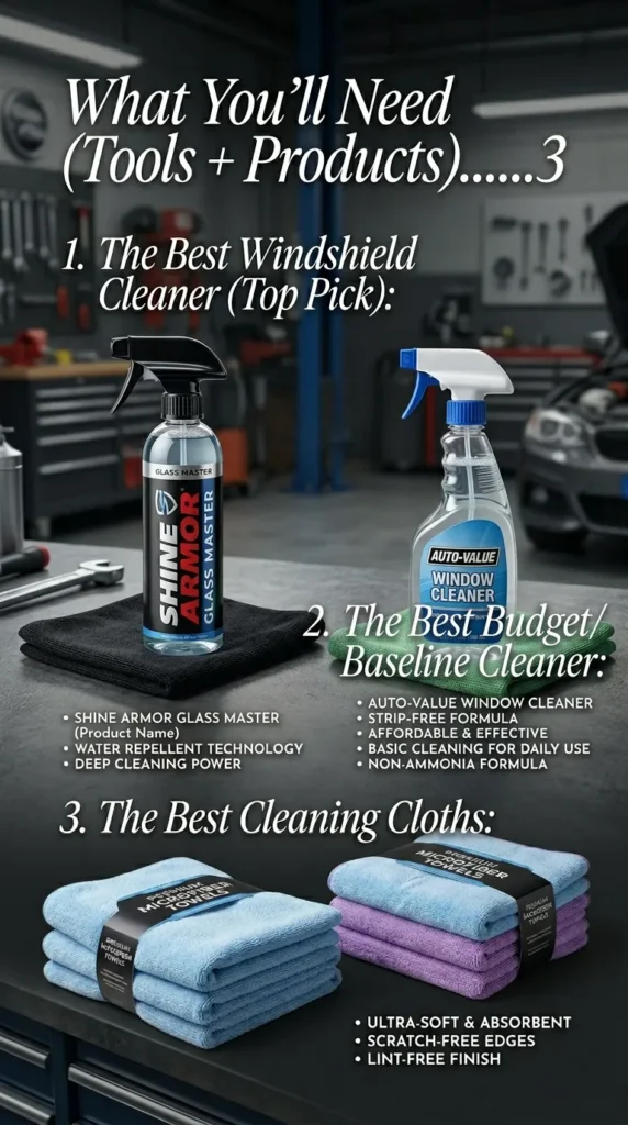 What Youll Need Tools Products Best Windshield Glass Cleaner