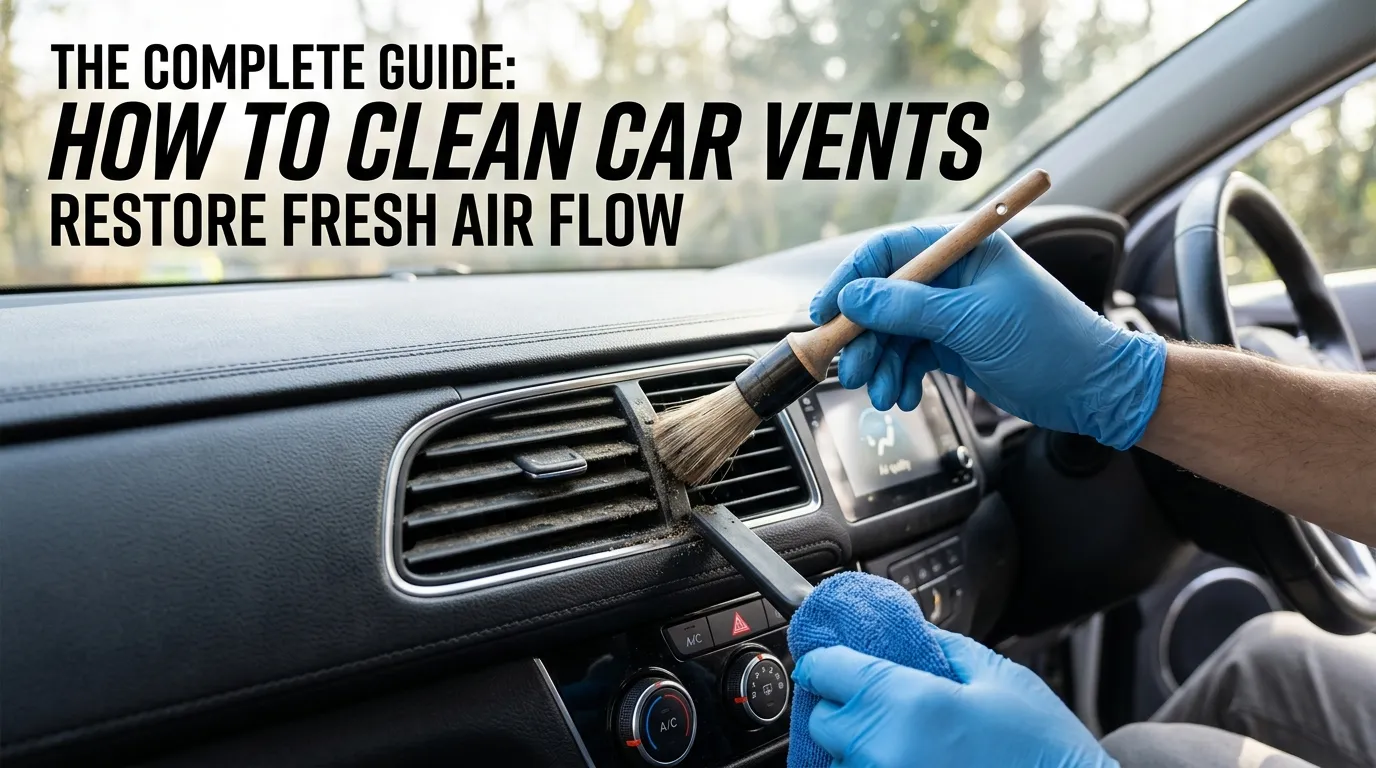 The Complete Guide how to clean car vents: Restore Fresh Air Flow