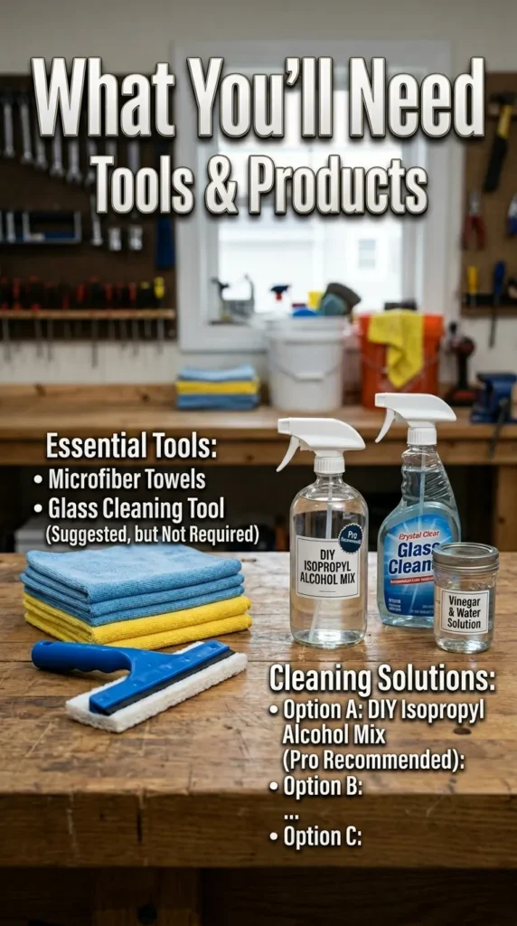 How To Clean The Inside Of A Windshield What Youll Need Tools Products