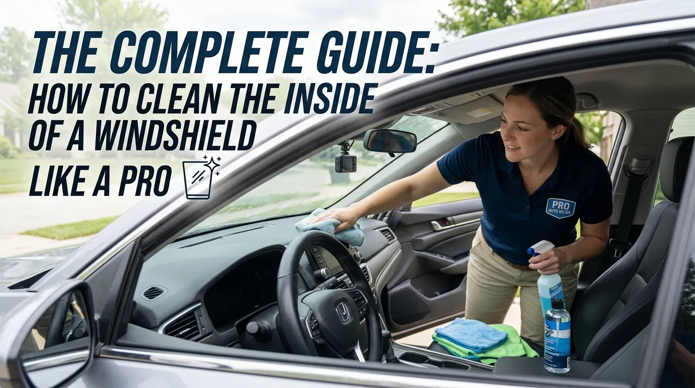 The Complete Guide: How to Clean the Inside of a Windshield Like a Pro
