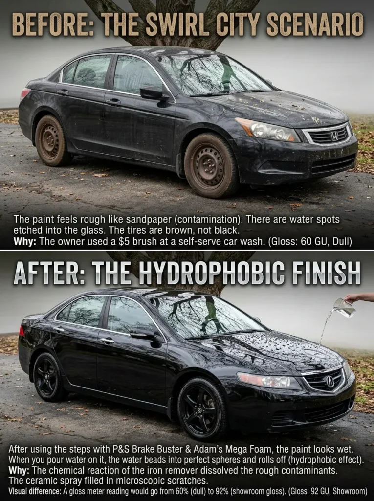 Before And After With Explanationswhat Are The Best Car Cleaning Products what are the best car cleaning products