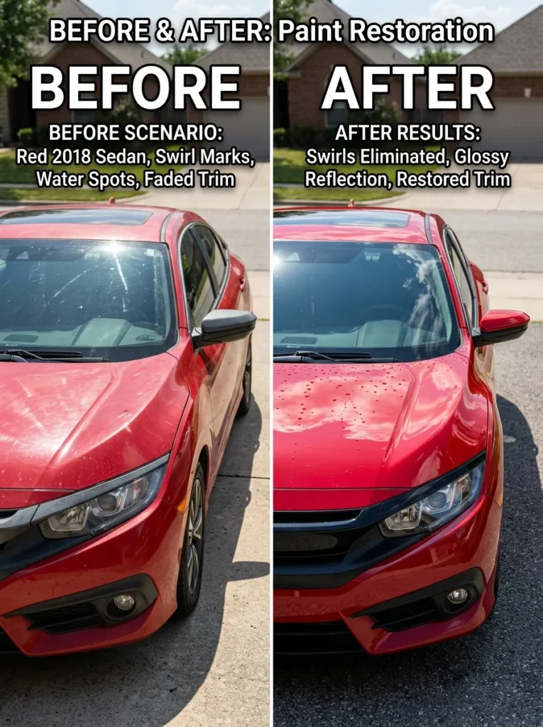 Before And After Best Brands For Car Detailing best brands for car detailing