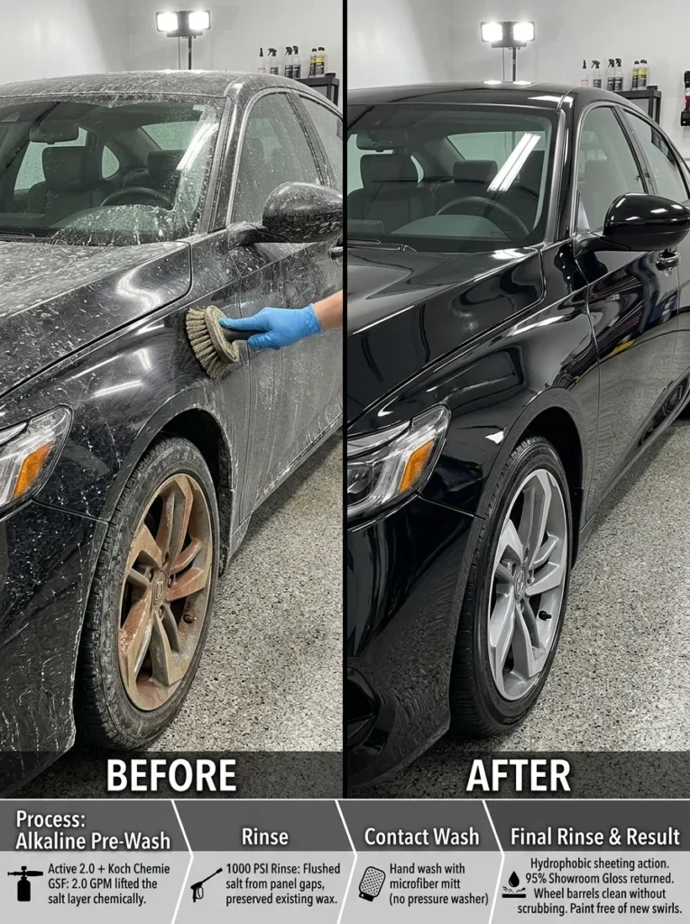 Before And After Best Electric Power Washer For Car Detailing