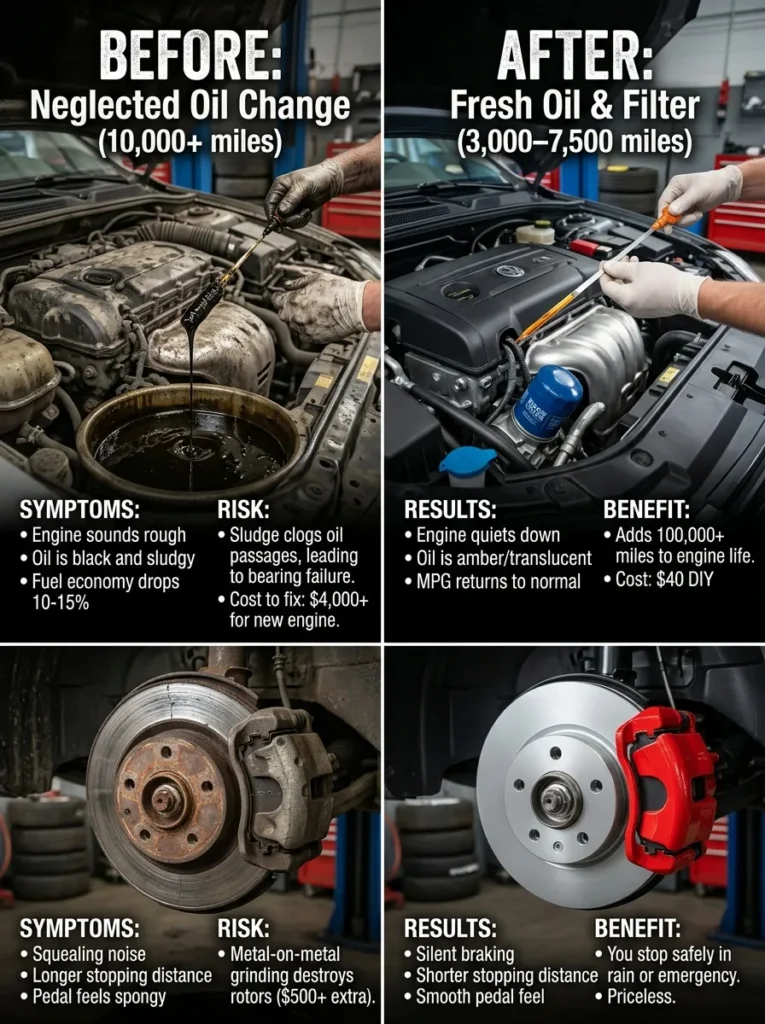 Before And After How Long Does It Take For Car Maintenance