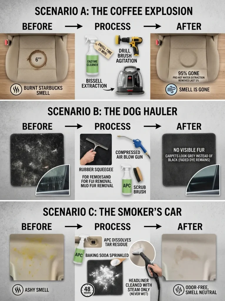 Before And After Interior Car Cleaning Near Me