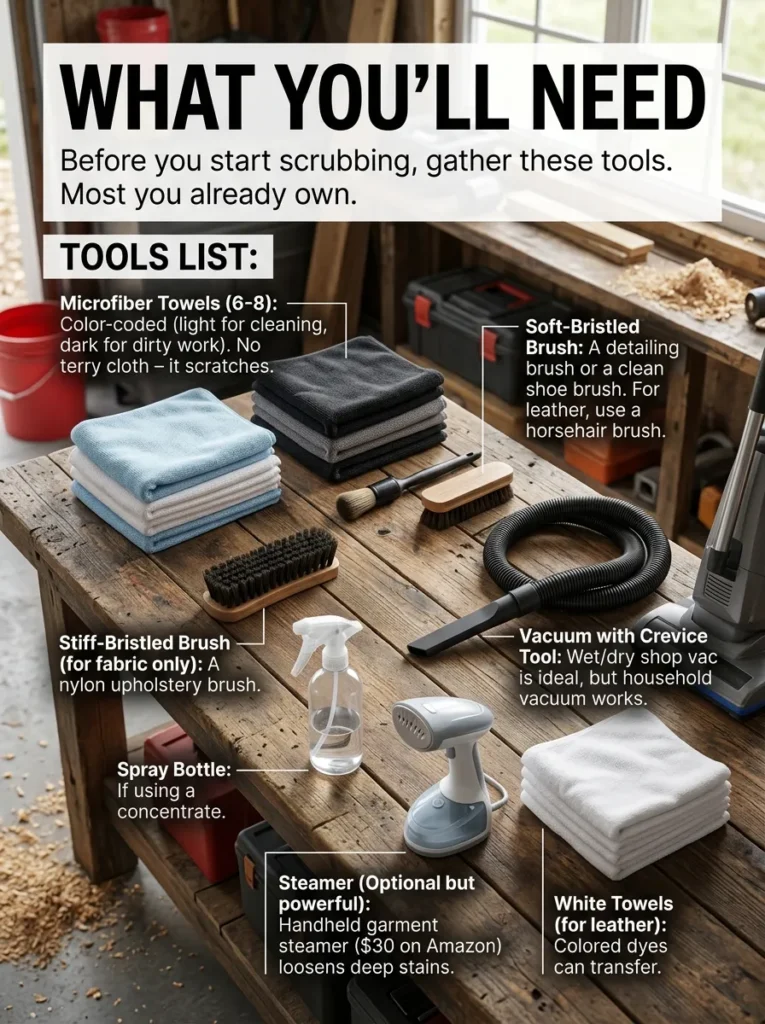 Before You Start Scrubbing Gather These Tools  Most You Already Own