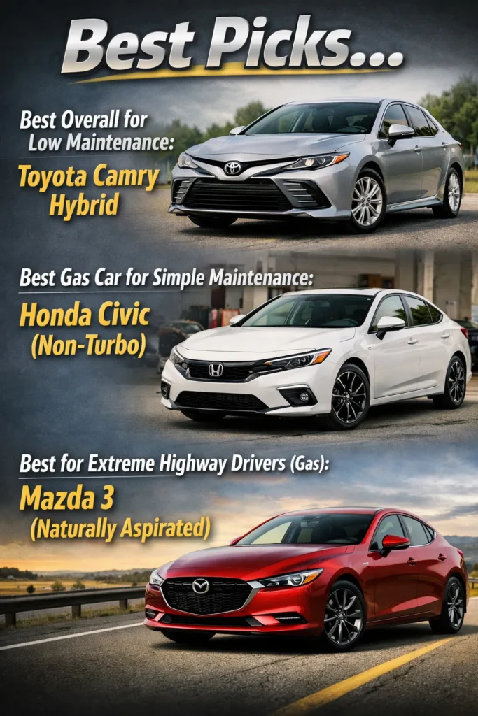 Best Picks Hybrid Vs Gas Car Maintenance