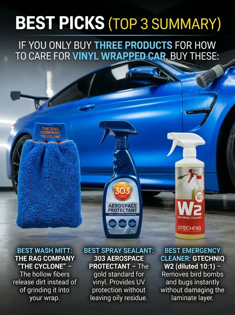Best Picks Top 3 Summary How To Care For Vinyl Wrapped Car