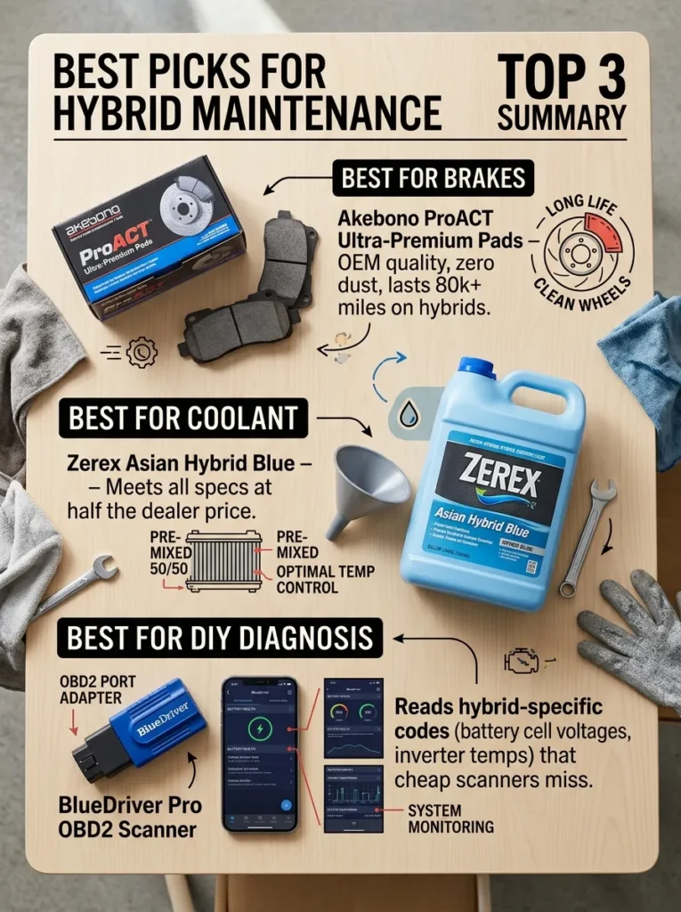Best Picks Top 3 Summary Hybrid Car Maintenance Vs Regular
