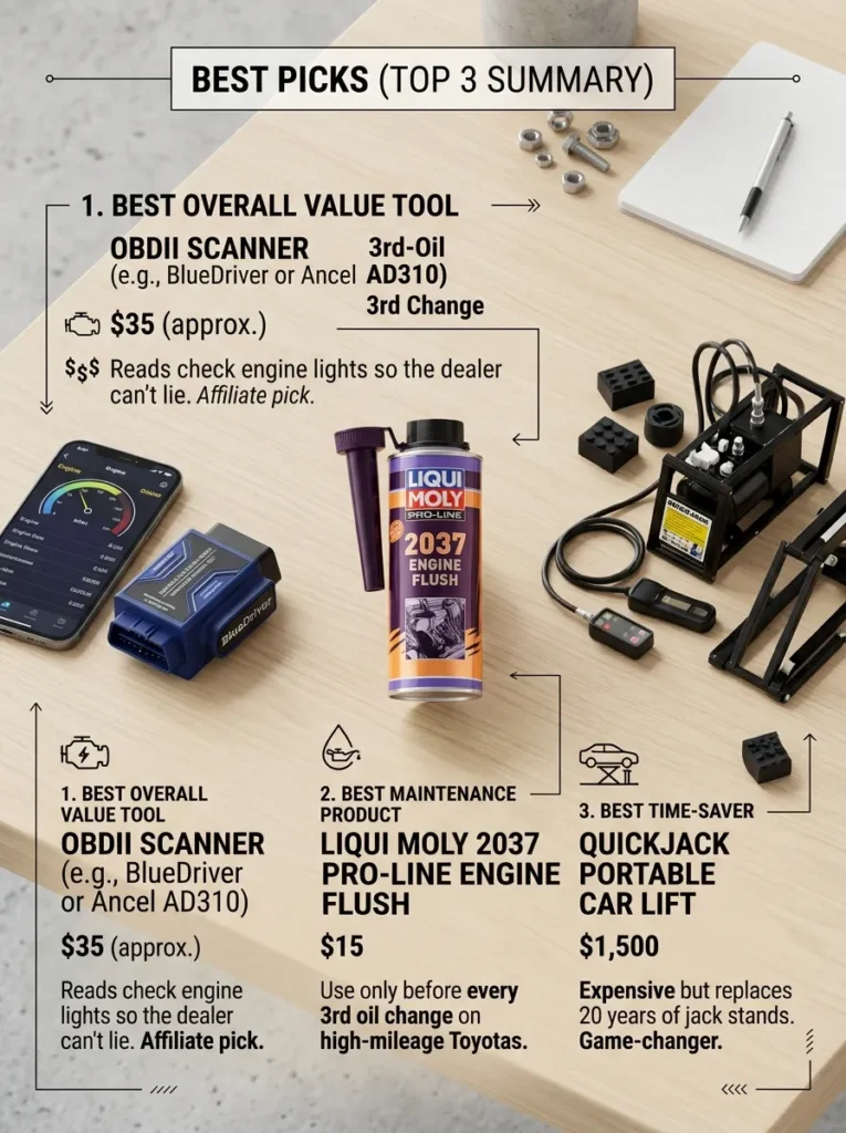 Best Picks Top 3 Summary Toyota Car Maintenance Cost