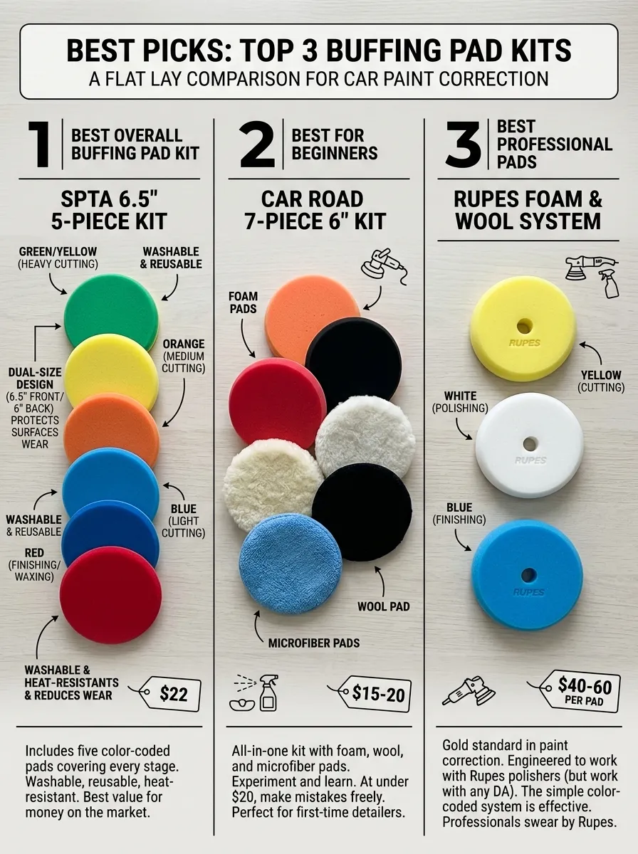 Best Picks Best Buffing Pads For Car Detailing