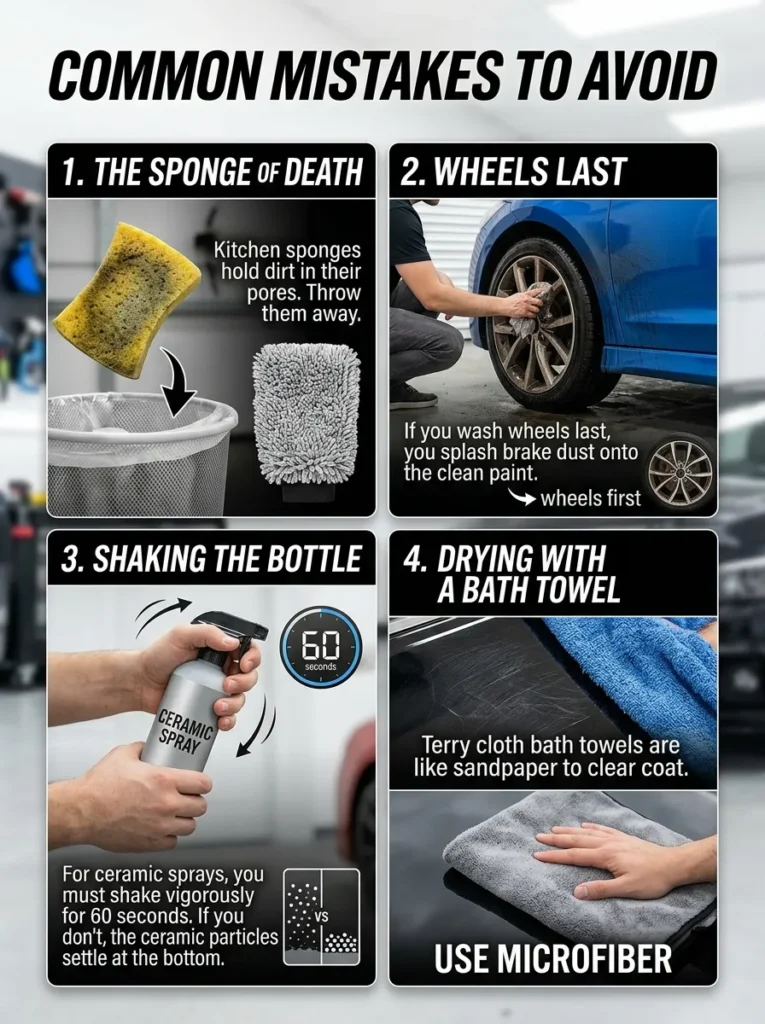 Common Mistakes To Avoid What Are The Best Car Cleaning Products