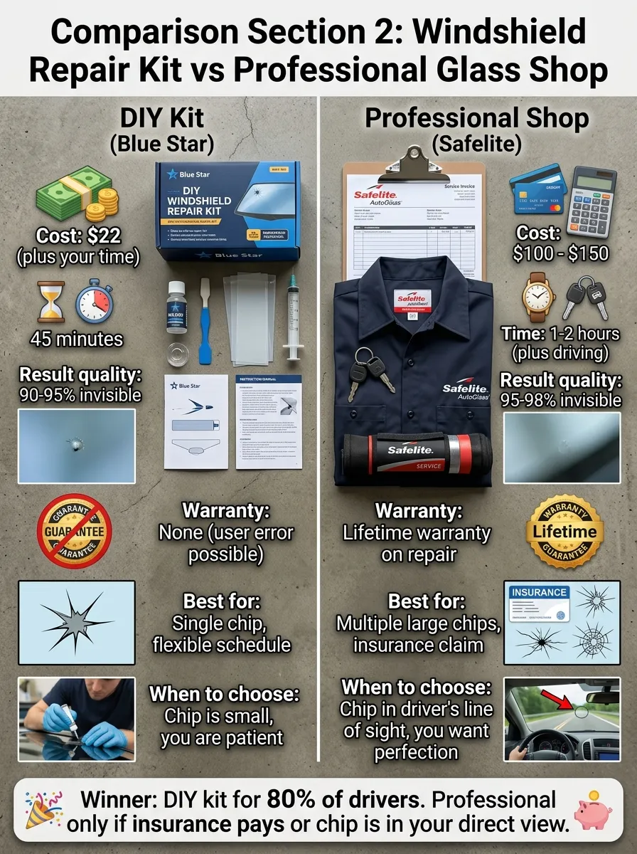 Comparison Section Diy Auto Glass Repair