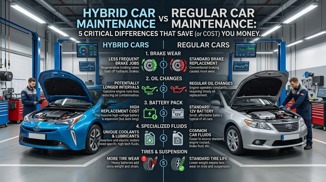 Hybrid Car Maintenance Vs Regular 5 Critical Differences That Save Or Cost You Money Hybrid Car Maintenance Vs Regular