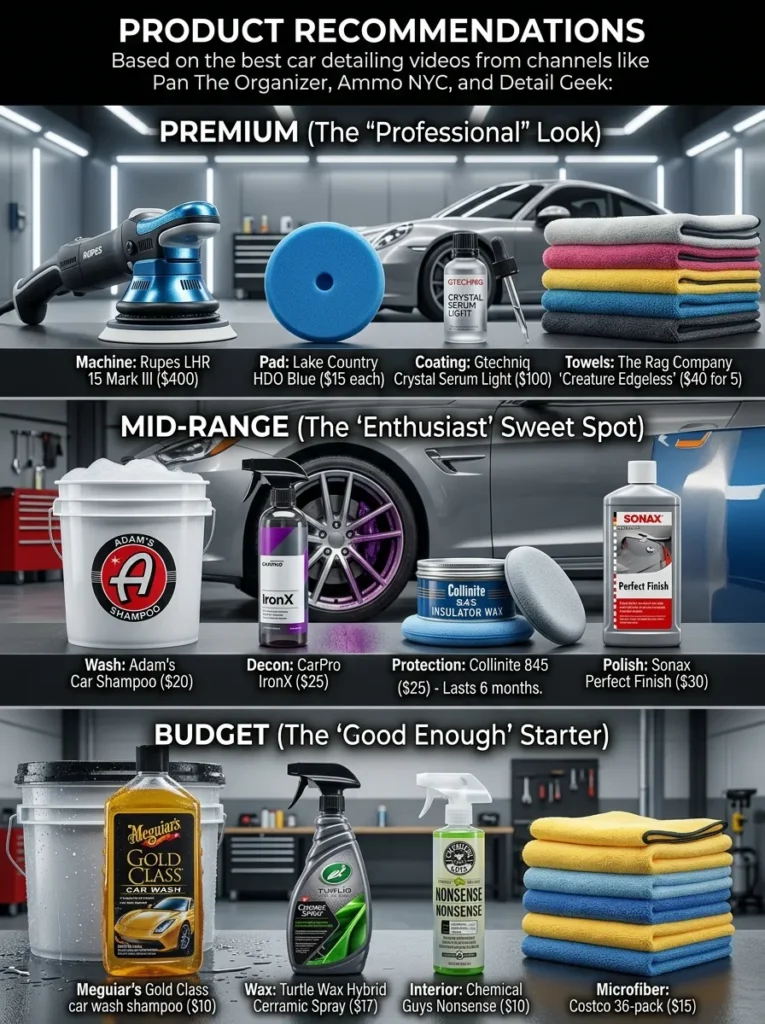 Product Recommendations Best Car Detailing Videos