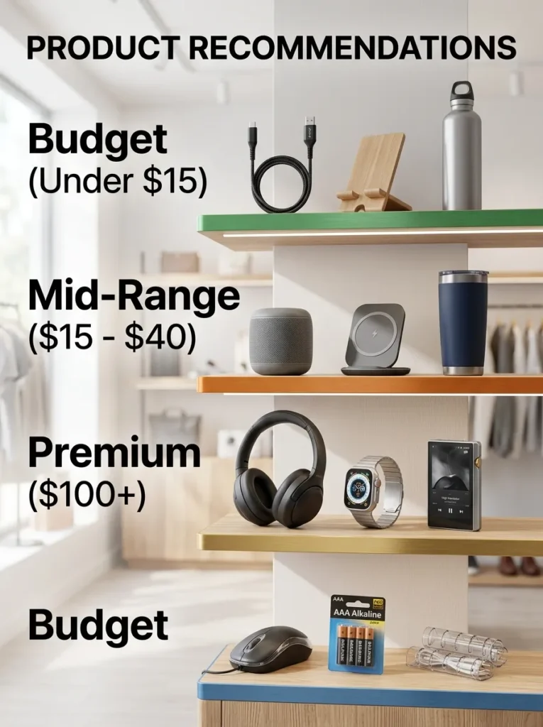 Product Recommendations Budget