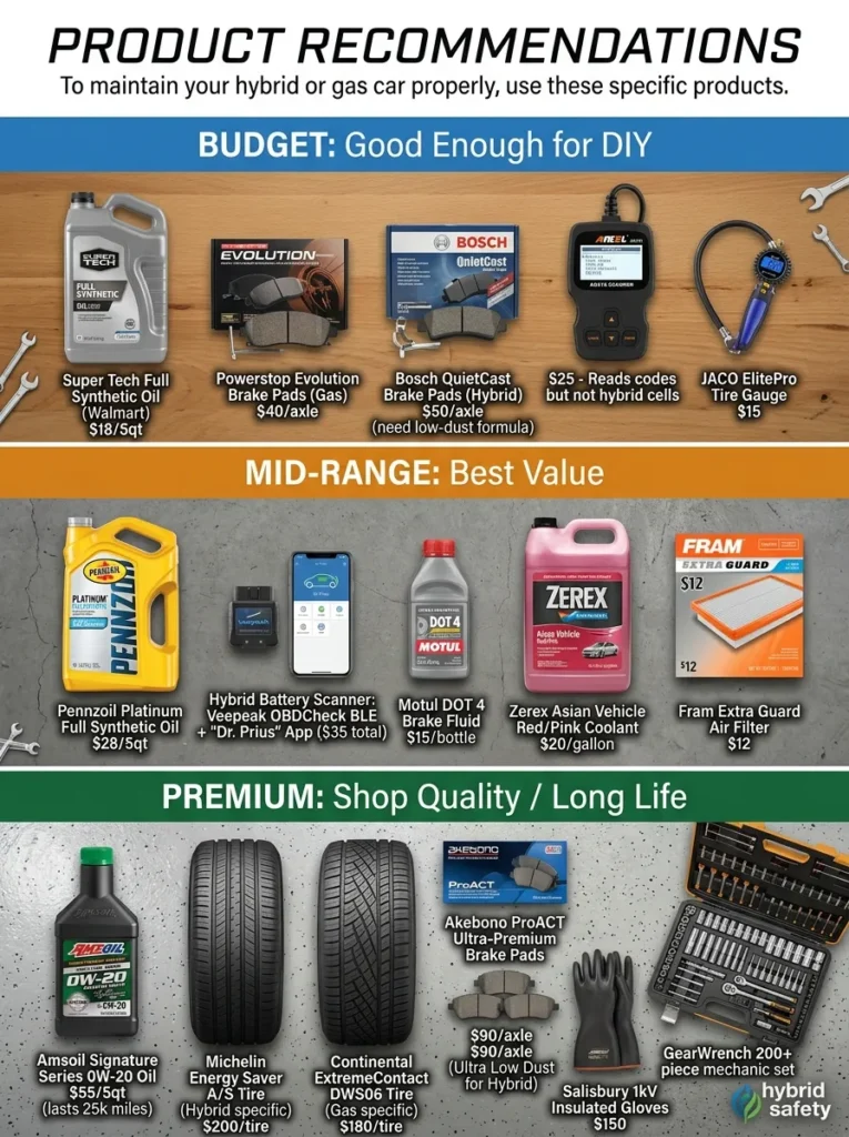 Product Recommendations Hybrid Vs Gas Car Maintenance