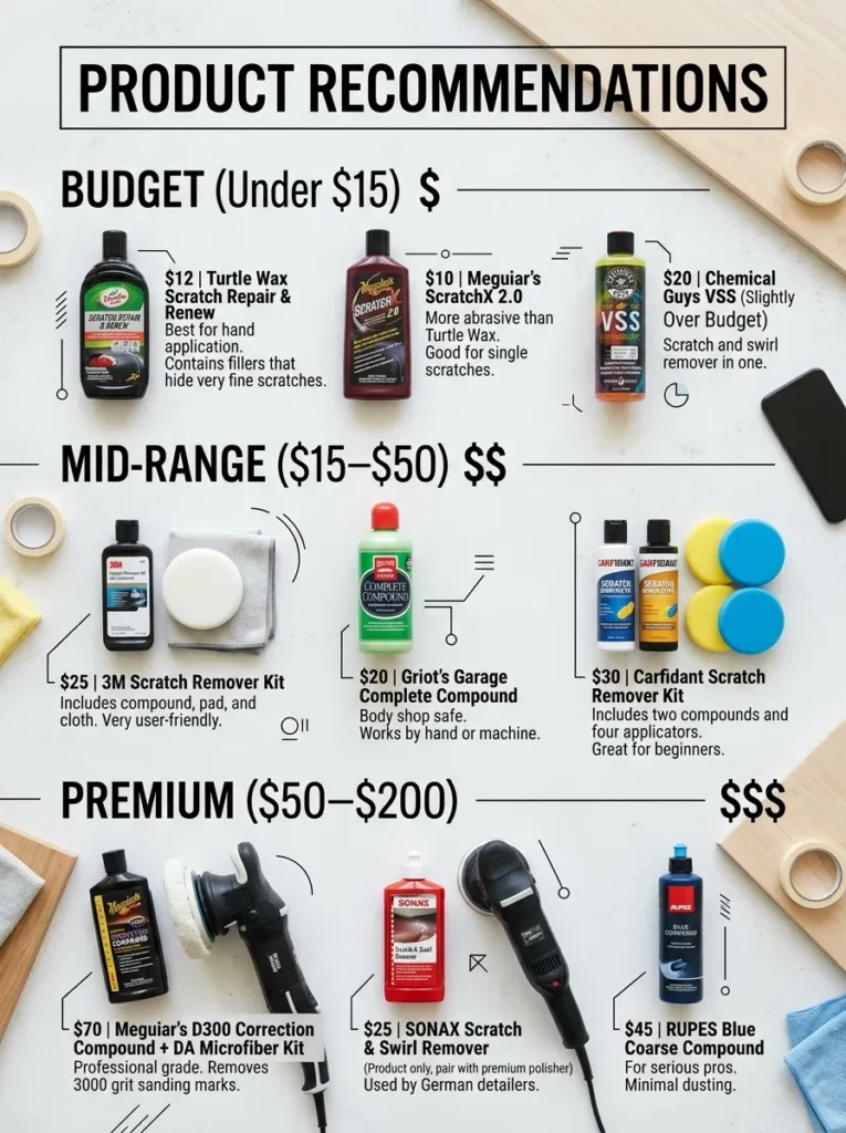 Product Recommendations Remove Scratches From Car