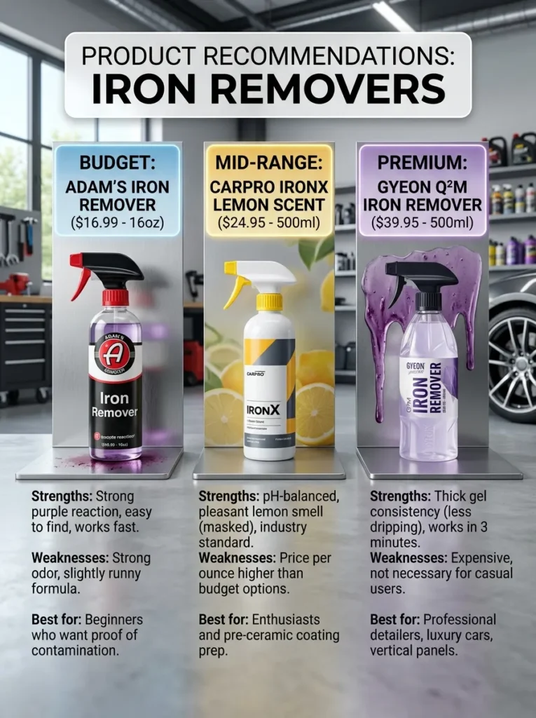 Product Recommendations Best Iron Remover Car Detailing