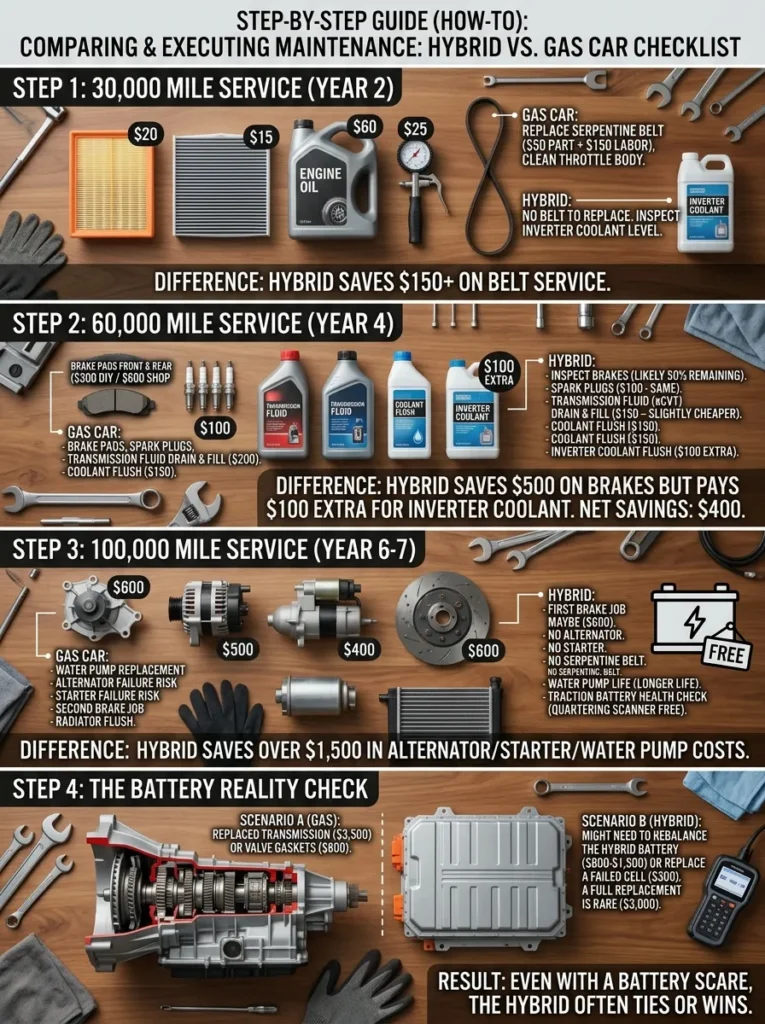 Step By Step Guide How To Hybrid Vs Gas Car Maintenance